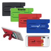 Two Function Soft Silicone Cell Phone Kickstand & Wallet